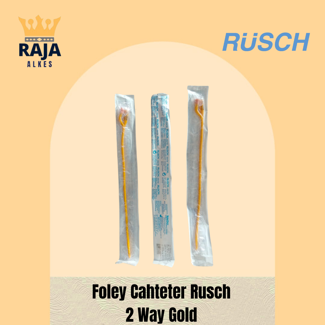 Jual Foley Catheter Rusch 2 Way GOLD Fr 12 14 16 18 20 22 24 Fr Foley