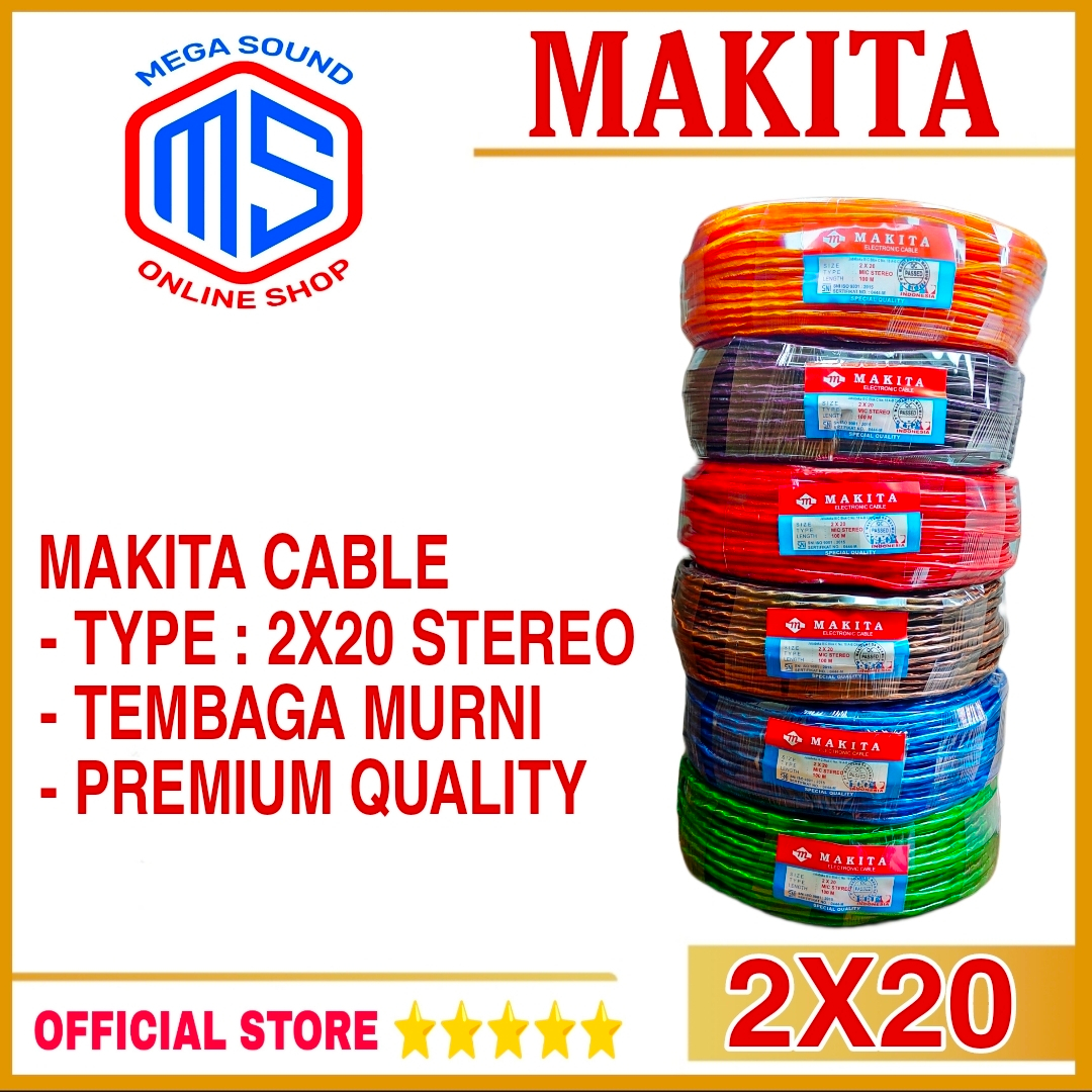 Jual Kabel Mic Makita X Transparan Tembaga Murni Meter Shopee