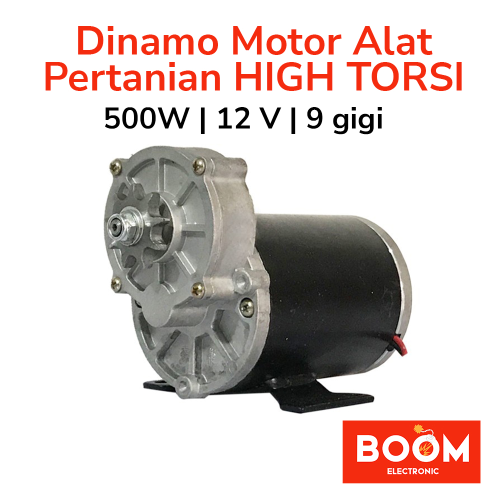 Jual Dinamo Motor High Torsi 500W DC12V 200rpm Alat Pertanian (7130 ...