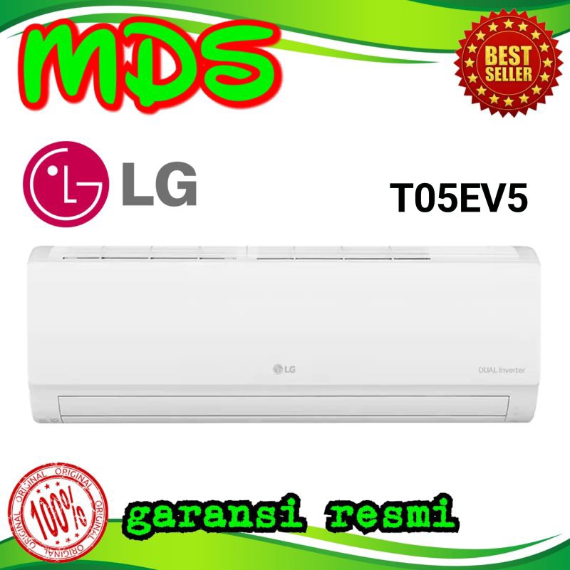 Jual Ac Lg Inverter 12pk T05ev5 Dual Inverter R32 Harga Unit Only Shopee Indonesia 1859