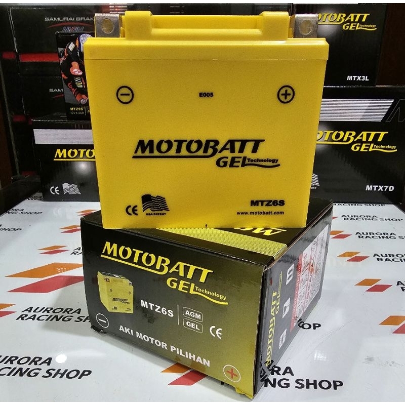 Jual AKI GEL MOTOBATT MTZ6S SUZUKI SATRIA FU 150 / GSX R 150 / GSX S
