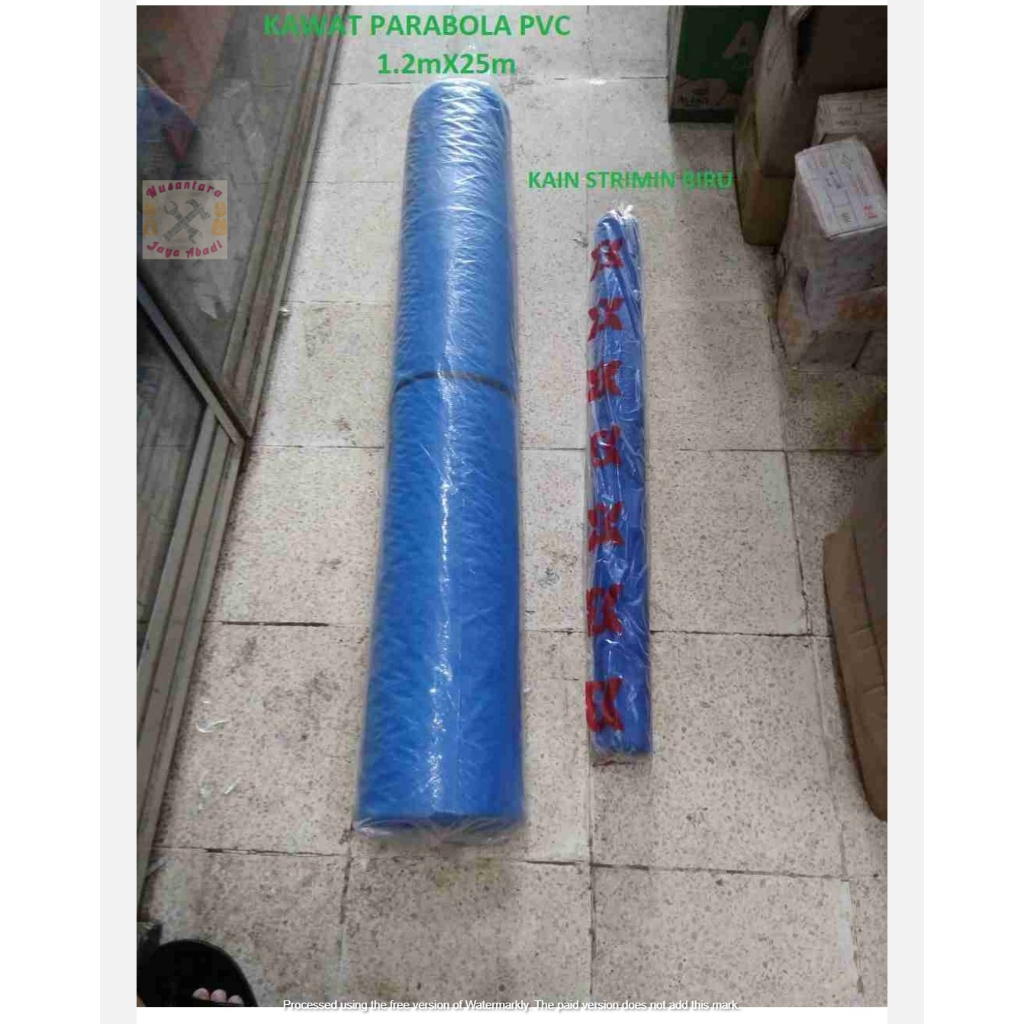 Jual KAWAT NYAMUK PARABOLA PVC + KAIN STRIMIN / KAWAT NYAMUK KAIN ...