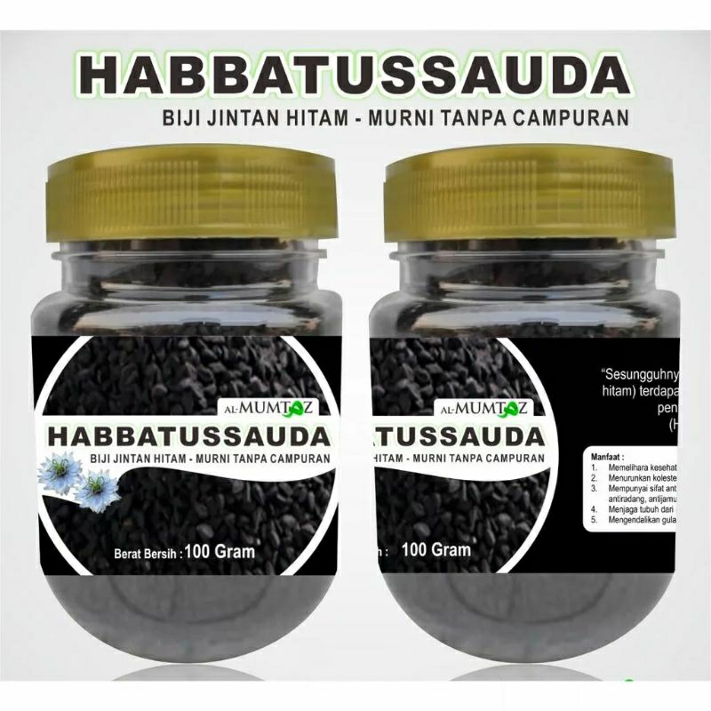 Jual Habbatussauda Jintan Hitam Original Biji Bubuk Kapsul Asli ...