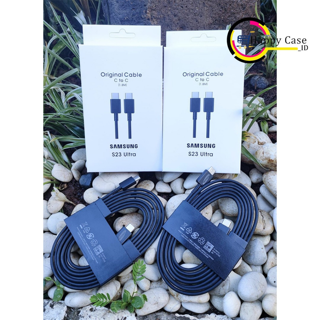 Jual HC KABEL DATA CABLE ORIGINAL SAMSUNG S23 ULTRA 1.8M SUPER FAST CHARGING FOR S22 S22+ S23