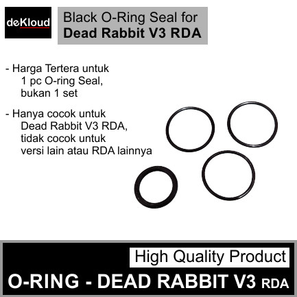 Jual O-Ring Seal for DEAD RABBIT V3 RDA | karet oring silikon sil ...