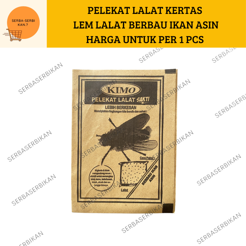 Jual Lem Lalat Kertas Papan Glue Pad Serangga Pest Sekali Pakai Per Pcs