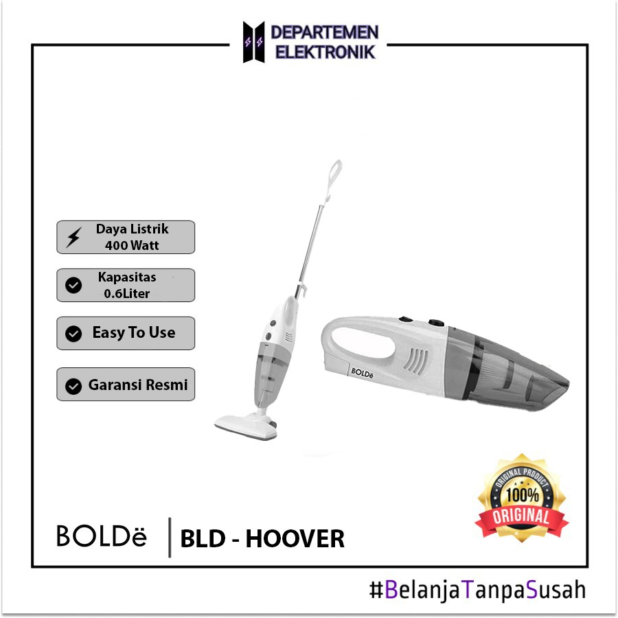 Jual BOLDe Super Hoover Turbo Alat Penyedot Debu Vacuum Cleaner