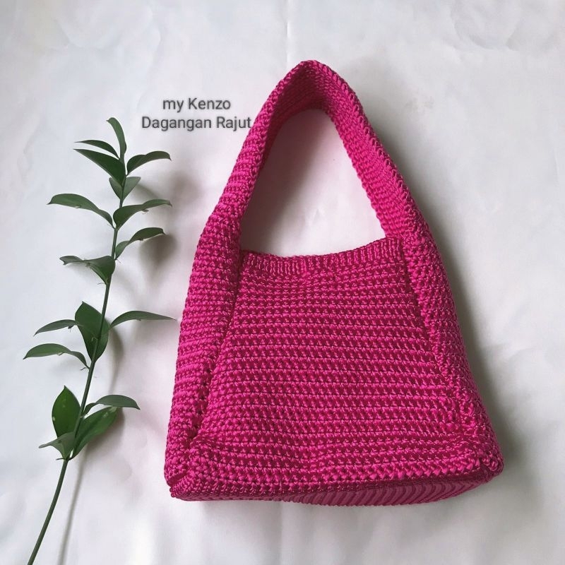 Jual Tas jinjing wanita/Hand bag wanita/Knot bag Rajut/tas lucu ...