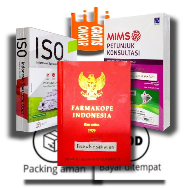 Jual PAKET 3 BUKU FARMASI , MIMS Edisi 22 / 2023 ( TERBARU ) , ISO Ed ...