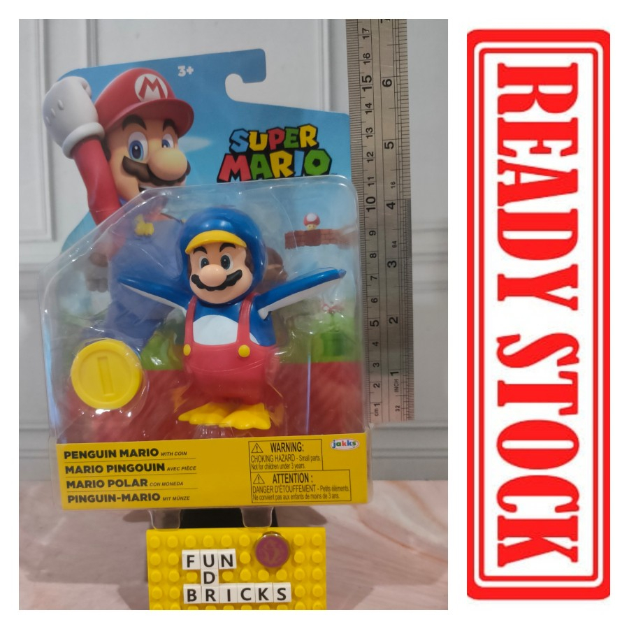 Super Mario Nintendo, statuetta snodata di Koopa Troopa da 10,2 cm con accessorio a blocco interrogativo, età 3+ (licenza ufficiale