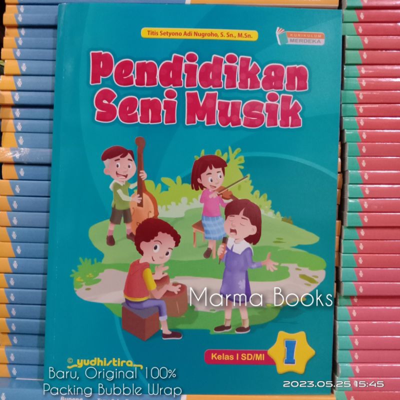 Jual Buku Pendidikan Seni Musik Kelas 1 SD Kurikulum Merdeka Yudhistira ...