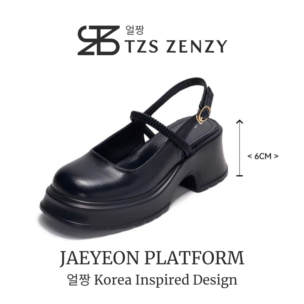 Jual TZS Zenzy Jaeyeon Platform - Chunky Platform Shoes - Sepatu ...