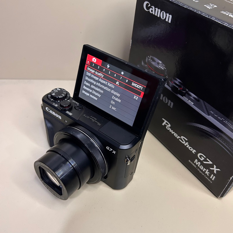 Jual CANON G7Xii Mark II FULLSET BOX/ TAS ORIGINAL NOMINUS SIAP PAKAI