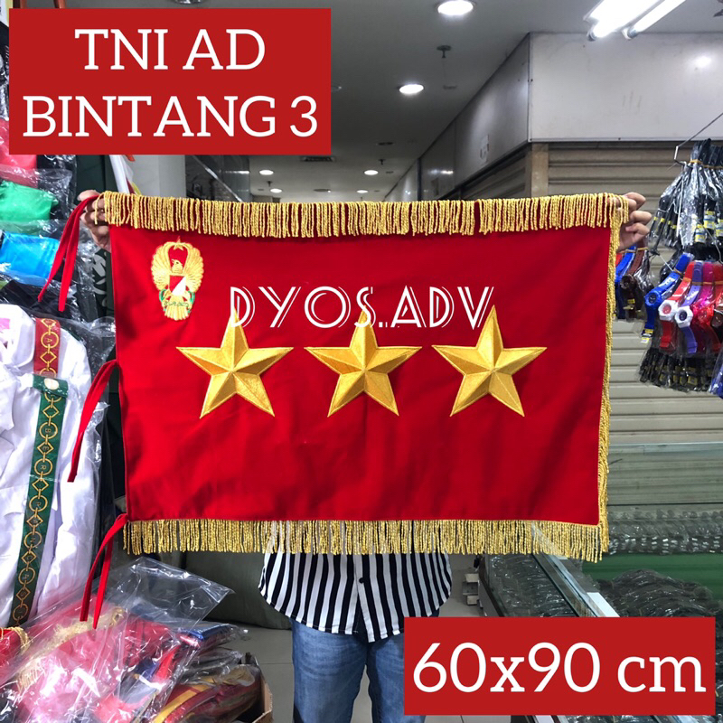 Jual Bendera BINTANG 3 TNI AD | Shopee Indonesia