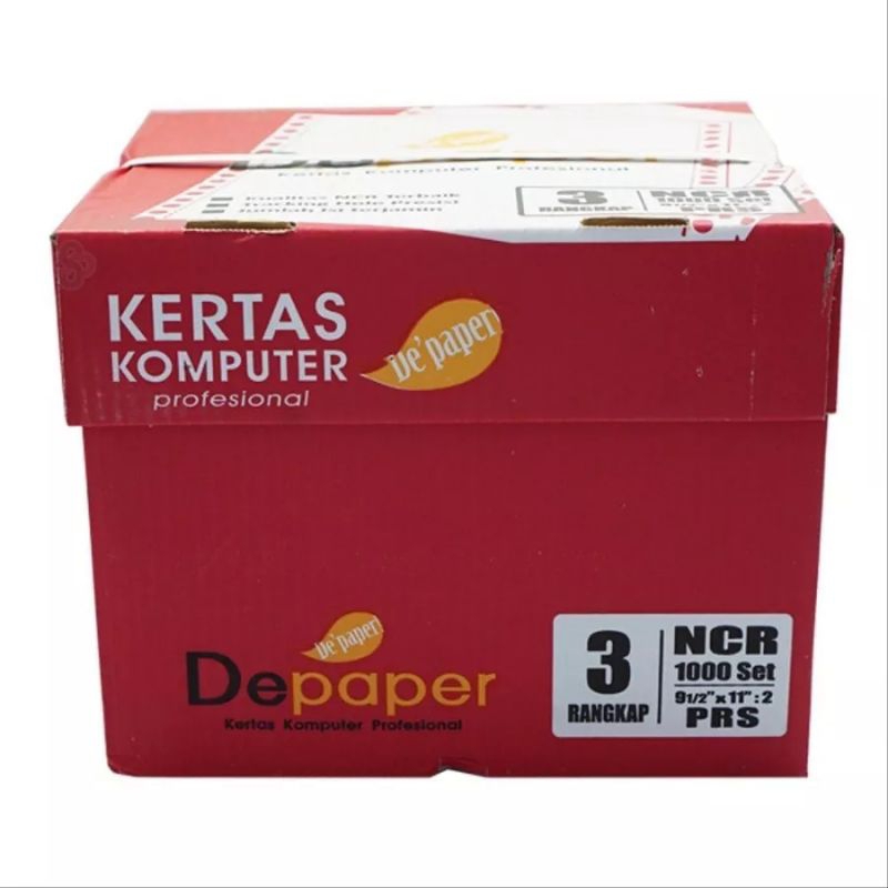 Jual Kertas Continuous Form 3 rangkap / 3 Ply : 2 (PRS) NCR Warna ...