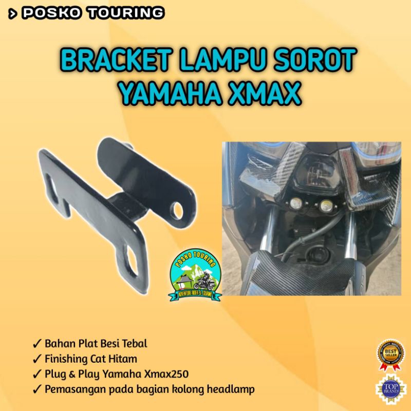 Jual Bracket Dudukan Lampu Sorot Kolong Yamaha Xmax Shopee Indonesia