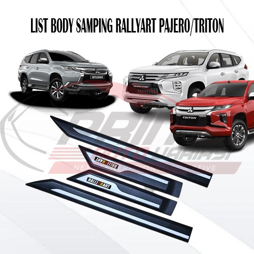 Jual LIST BODY PAJERO 2016 2023 TRITON 2016 2023 SIDE BODY MOULDING