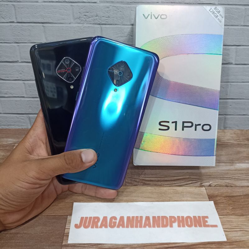 Vivo S1 Pro Ram 8GB Internal 256GB 8/256GB 8/128GB Hp Second Seken Bekas  Bergaransi