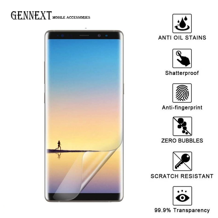 Gennext Hydrogel Samsung Galaxy Note 8plusS 9plus Anti Gores Jelly Full  Screen Protector Shock