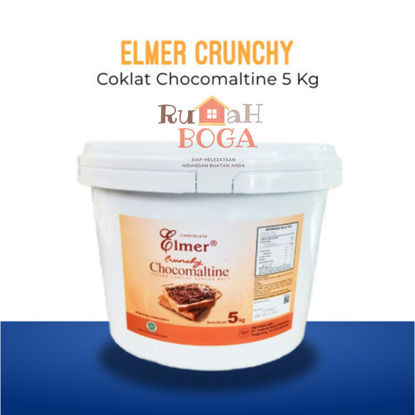 Jual Selai Roti Coklat Cokelat ELMER Chocomaltine Choco Crunchy Crunch ...
