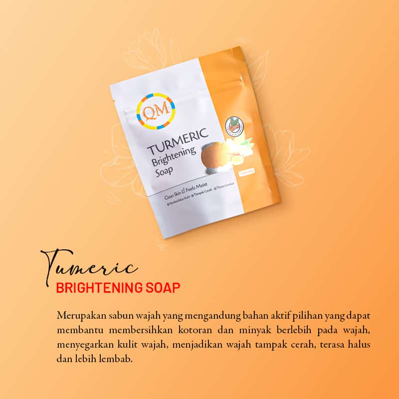 Product image QM Turmeric Brightening Soap 60 grams 4