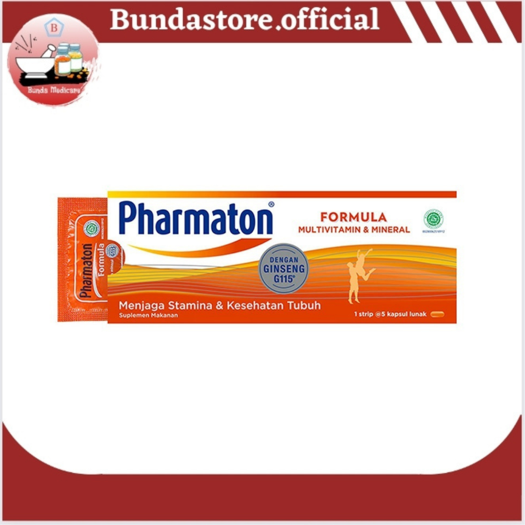 Jual Pharmaton Formula 5s Multivitamin Jaga Stamina dan Kesehatan