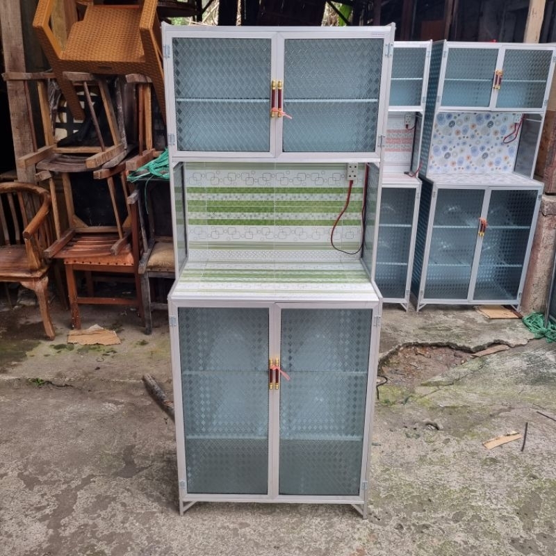 Jual Free Ongkir Rak Piring 2 Pintu Rata Shopee Indonesia