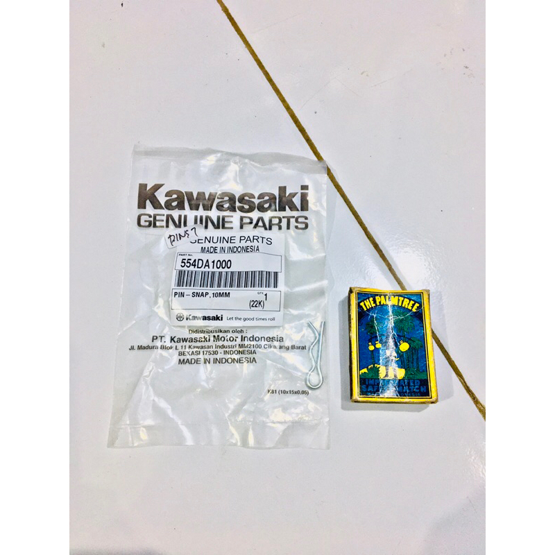 Jual pin snap kancingan mur as roda ninja ss r rr original kawasaki ...