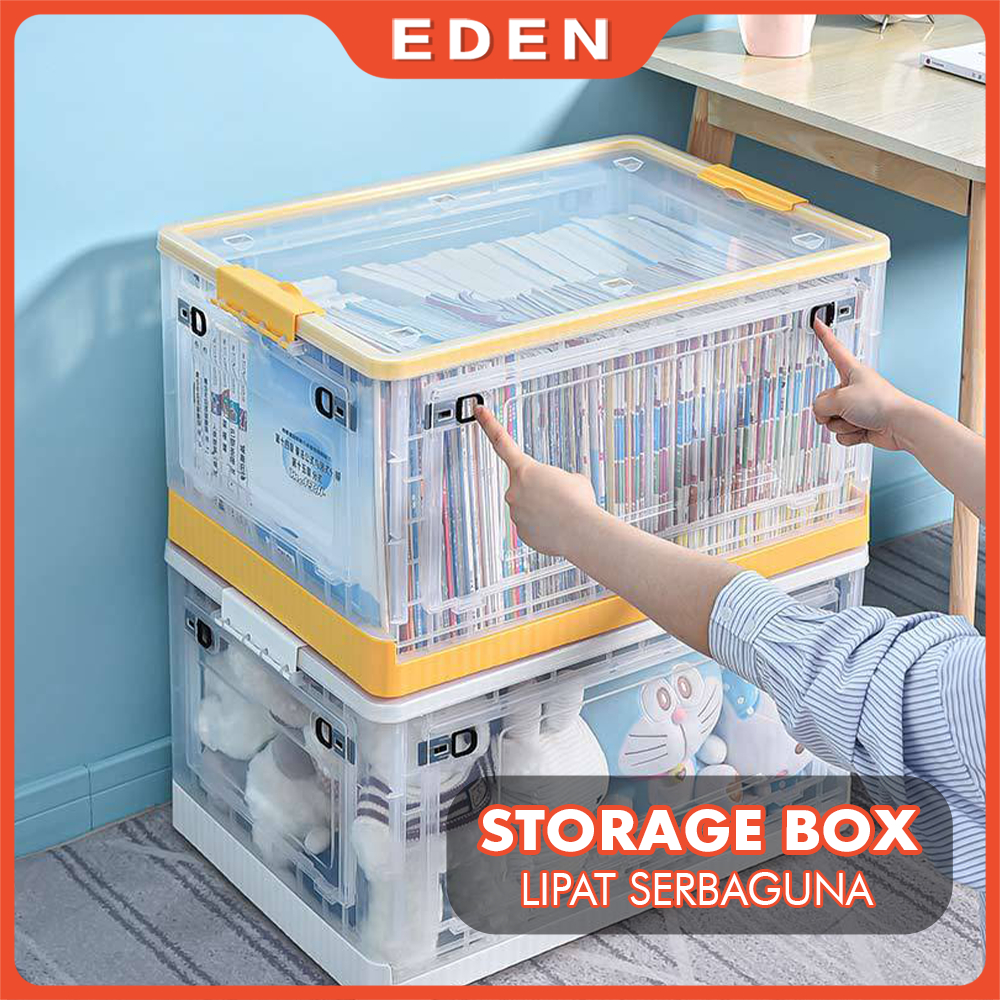 Jual STORAGE BOX LIPAT CONTAINER BOX TEMPAT BAJU MAINAN KOTAK PENYIMPANAN KONTAINER STORAGE