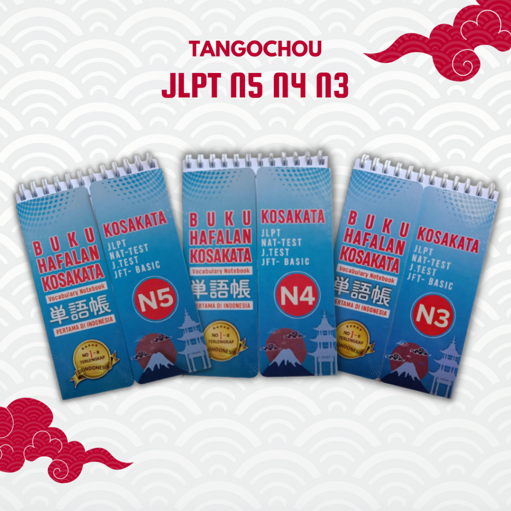 Jual Buku Saku Hafalan Kosakata Jlpt N N N Bahasa Jepang Shopee