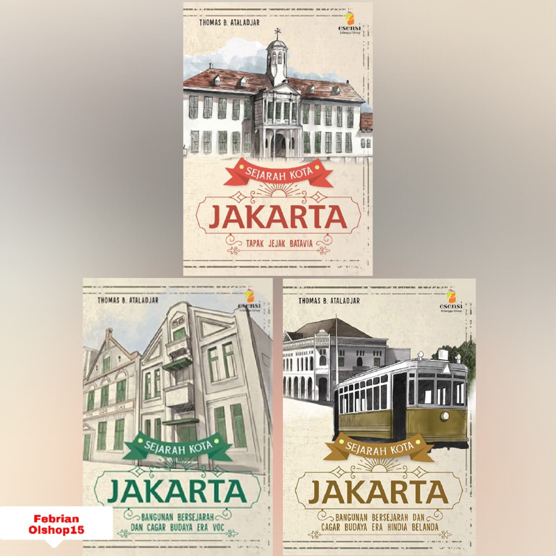 Jual BUKU SEJARAH KOTA JAKARTA JILID 1 2 3 ERLANGGA ORIGINAL | Shopee ...