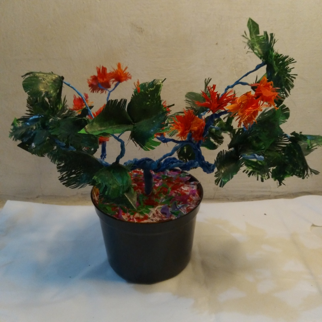 Jual Bunga Dekorasi Rumah, Kamar, Kantor - Daur Ulang Plastik | Shopee