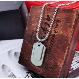 Stainless Steel Dog tag Necklace For Men