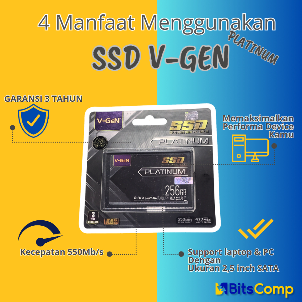 Harga Ssd Vgen Ssd Drive 120gb Original Harddisk SSD Vgen 128GB