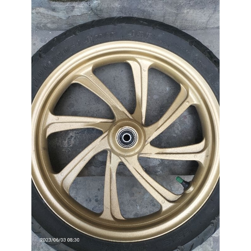 Jual velg pcx 150 pelah PCX pelek PCX depan gold hitam juga ada ...