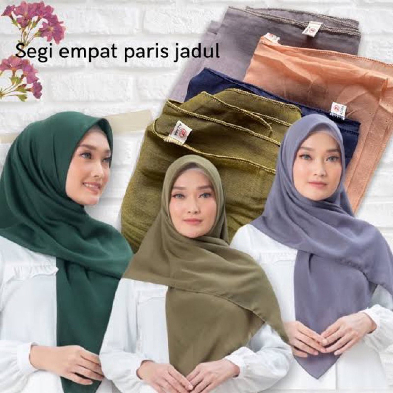 Jual Hijab Segiempat Paris Jadul Hijab Paris Jadul Shopee Indonesia