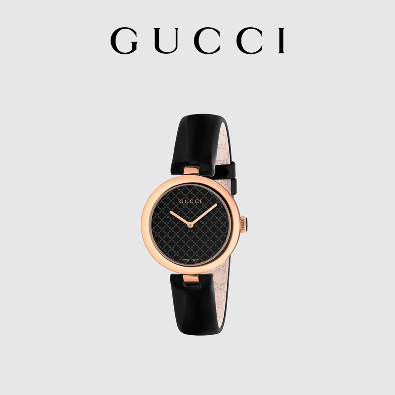 Jual Gucci Diamantissima Women's Leather Watch Strap Watch 32mm