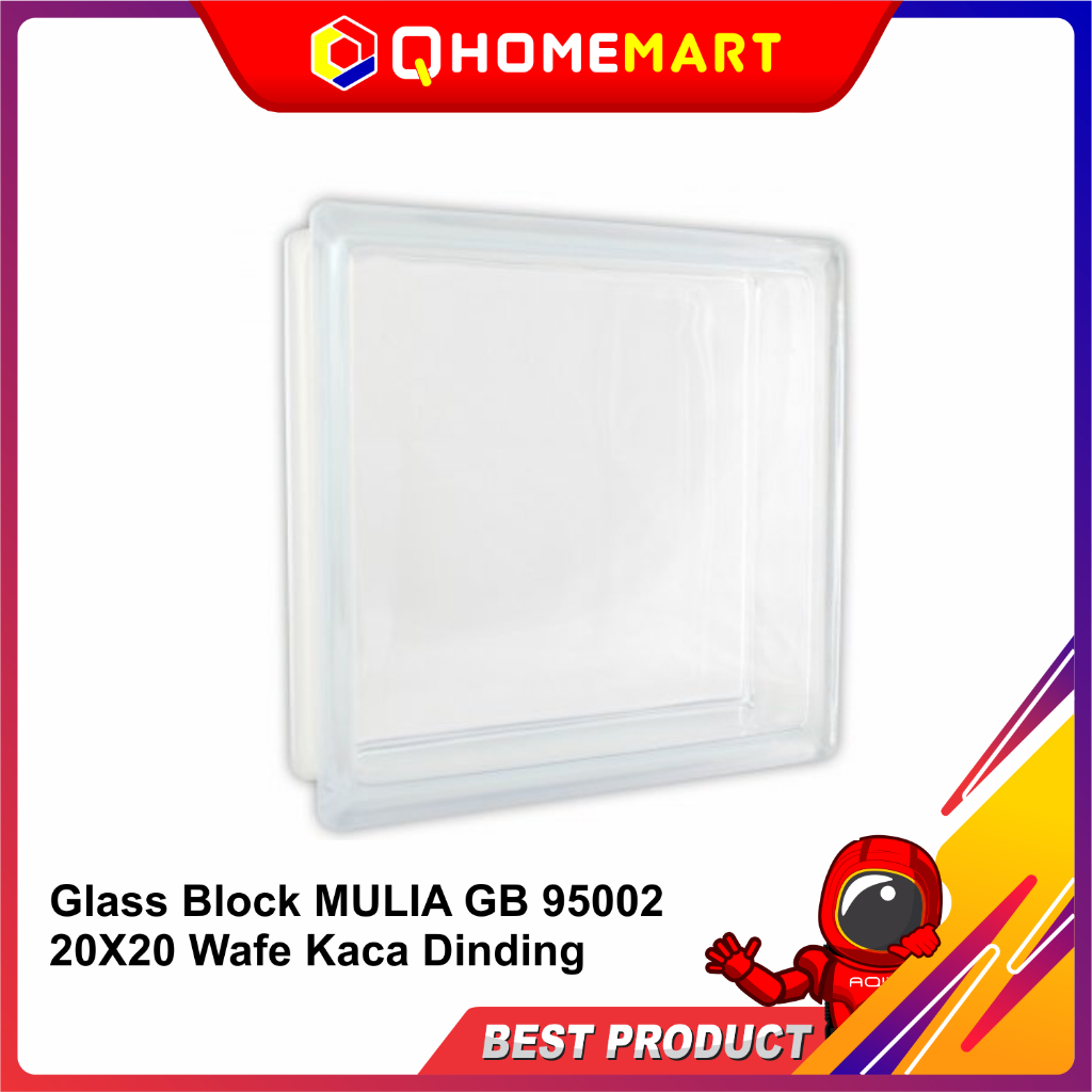 Jual Glass Block Mulia Gb 95002 20x20 Wafe Kaca Dinding Shopee Indonesia 8469