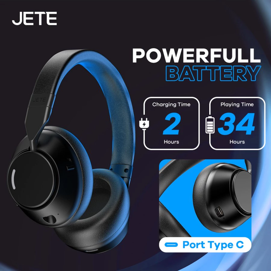 Headset Headphone Bluetooth with Surround Sound JETE SX2 - Garansi 2 Tahun