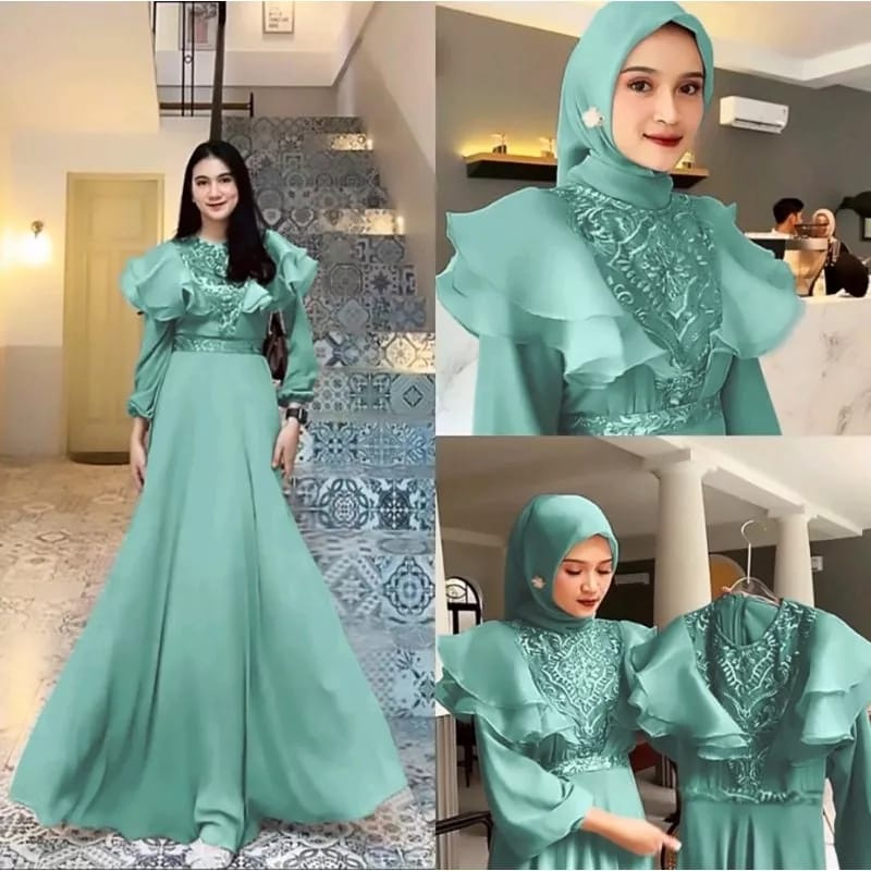 Design dress clearance bridesmaid muslimah