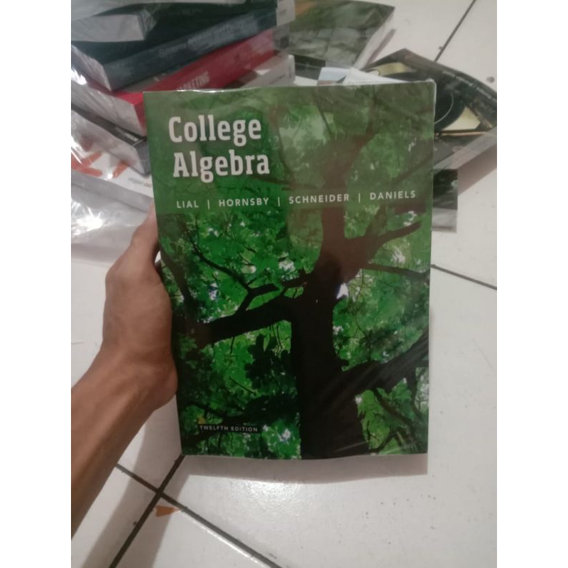 Jual buku college algebra 12th edition shopee indonesia
