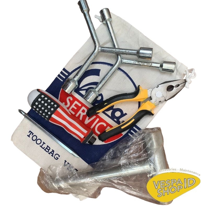 Jual Tools Kit / Tool bag / Tas Dompet Kunci Busi Vespa PX Super Sprint Excel Shopee Indonesia