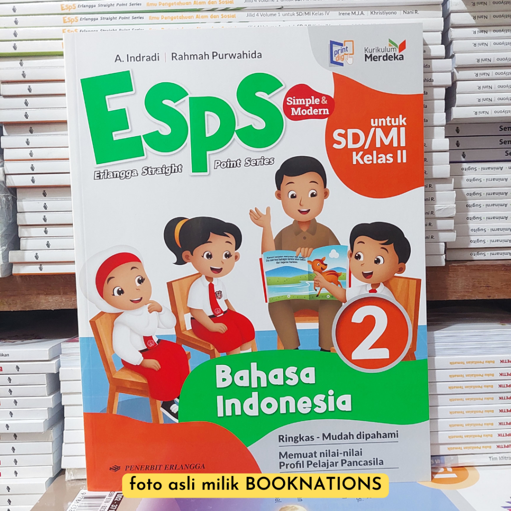 Jual Buku ESPS Bahasa Indonesia Kelas 2 SD / MI Kurikulum Merdeka ...