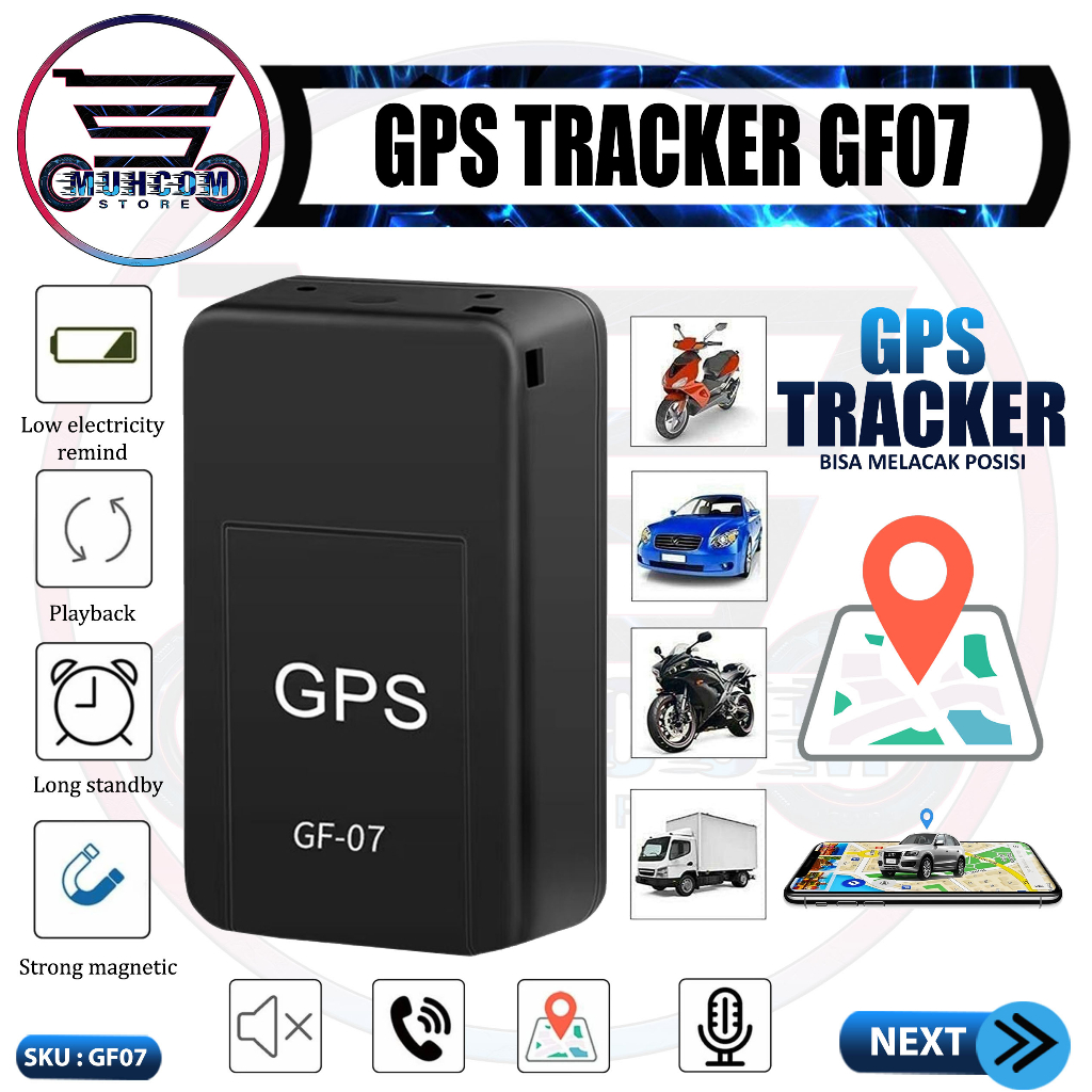 Jual GF07 Perangkat Pintar Alat Pelacak GPS Tracker Mini Pencari Lokasi ...