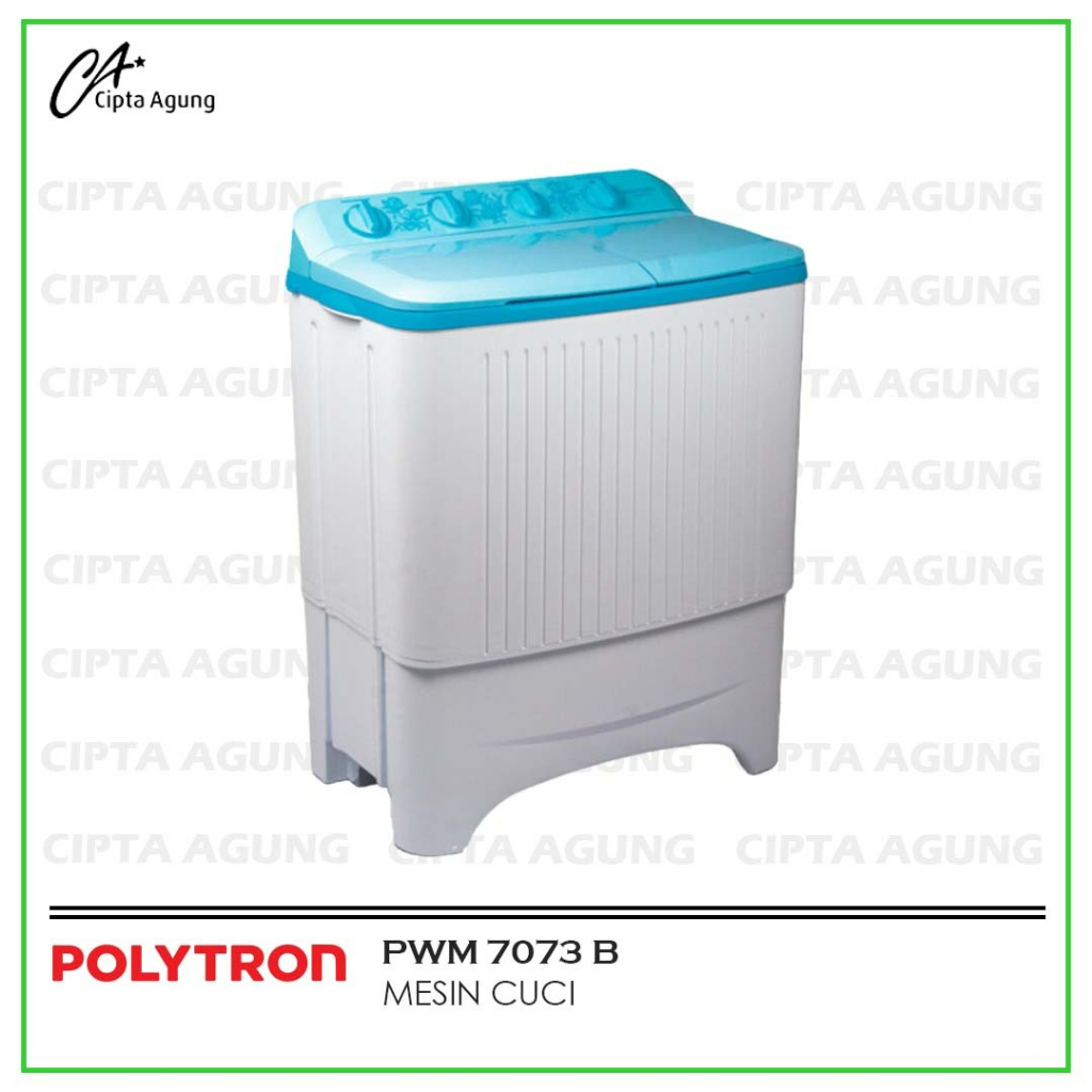 Jual MESIN CUCI 2 TABUNG 7 KG POLYTRON PWM 7073 [BDG] | Shopee Indonesia