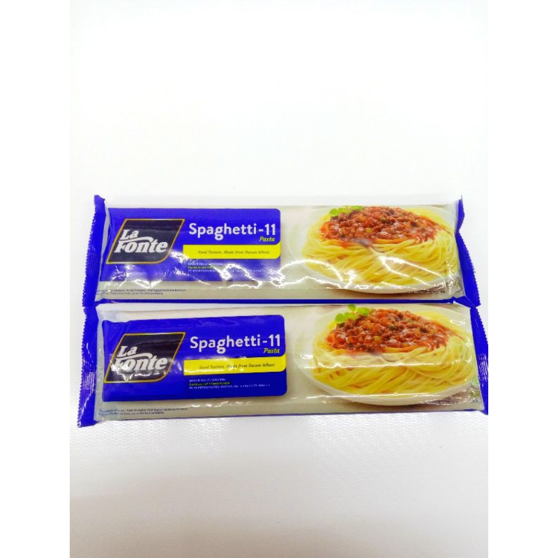 Jual Spaghetti La Fonte-11 Pasta Biru 450 gram / La Fonte Spaghetti-11 ...
