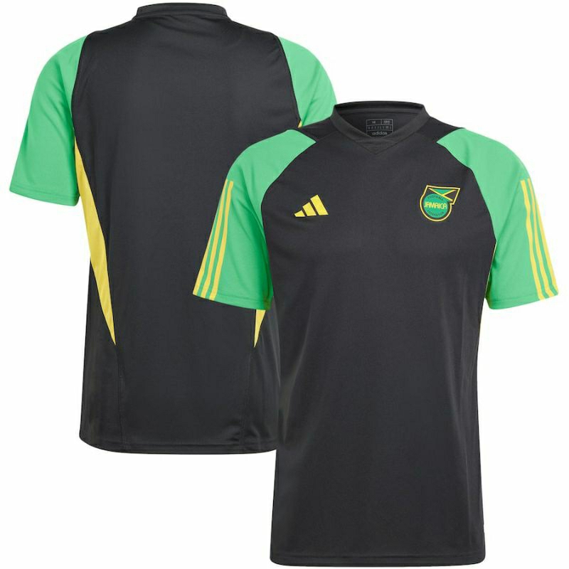 Jual JERSEY FULL PRINTING JAMAICA TRAINING Black Shopee Indonesia