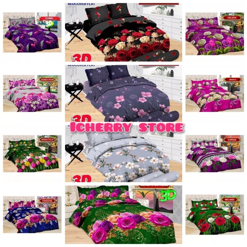Jual Bed cover Bedcover Only Selimut Busa Bonita King 200x200 Motif