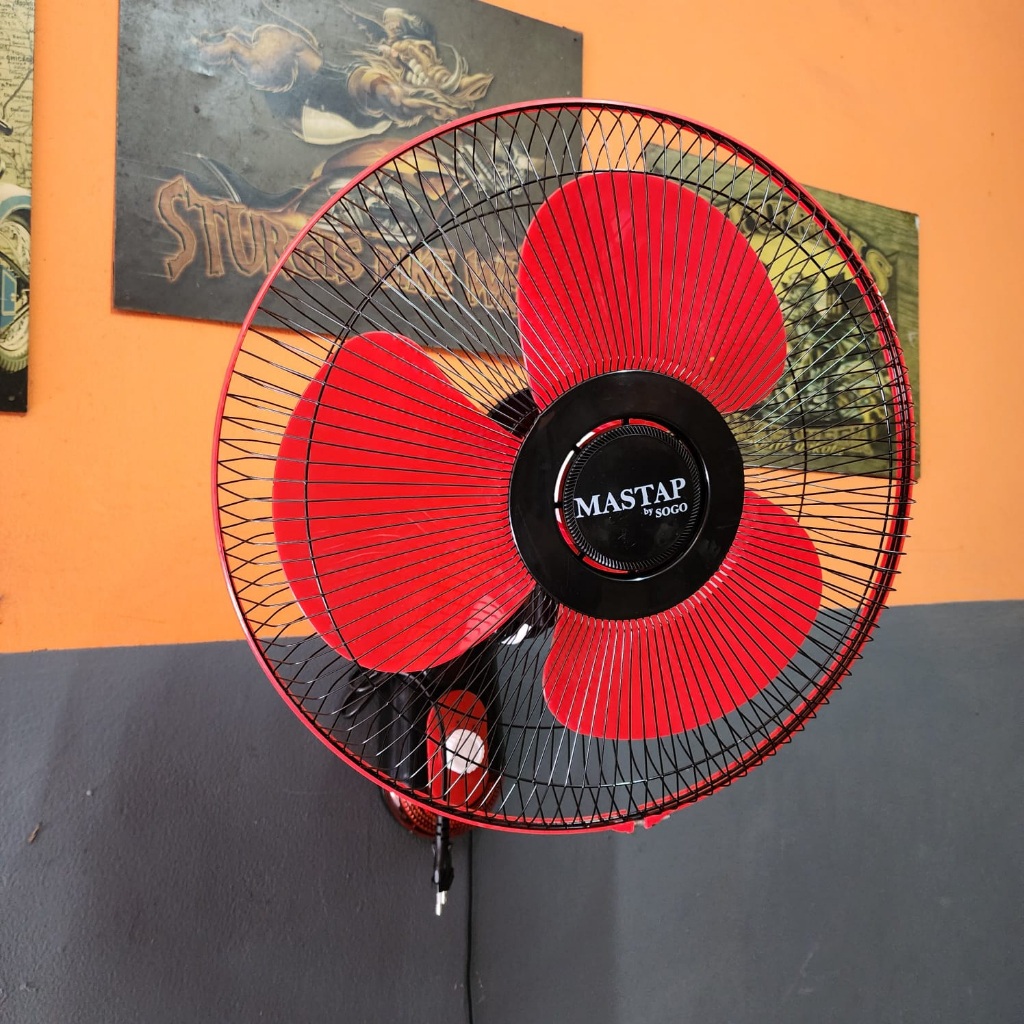 Jual Kipas Angin Dinding Mastap Wall Fan Kipas Dinding Shopee Indonesia 7707