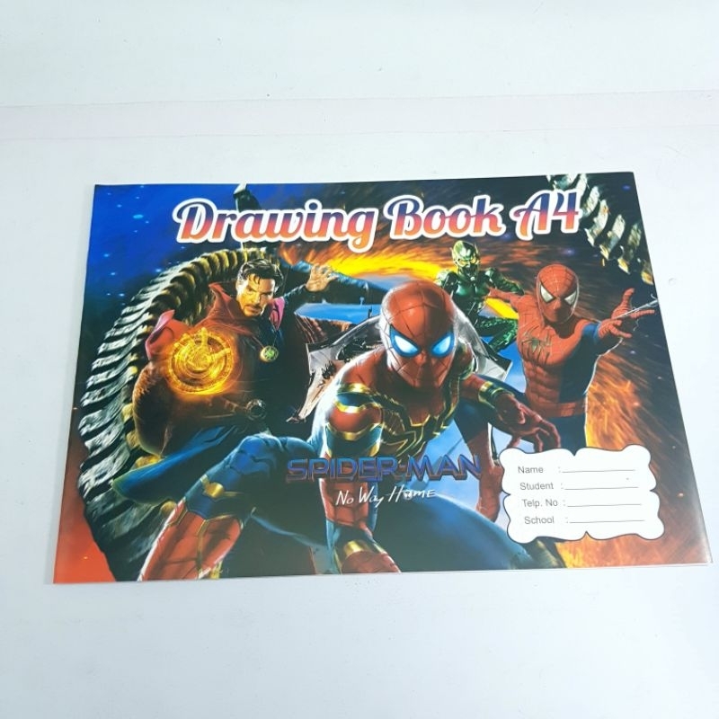 Jual Buku Gambar/Drawing Book A4 Karakter Spiderman#1 | Shopee Indonesia